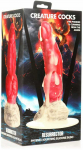 XR Brands Resurrector Phoenix Silicone Intimate Device Raudona/Baltas 22cm