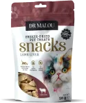 Skilandžiai katėms &ndash; DR Malou, skilandžiai katėms 100% liofilizuotos ėriuko kepenys 50 g