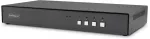 Przełącznik StarTech .Com - KVM-/Audio-/USB-Switch - 4 x KVM/Audio/USB - 1 vietinis vartotojas - Darbalaukis - suderinamas su TAA (CK4-HP104C)