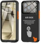 Dėklas Atsparus vandeniui korpusas, Air Box IP68, 6.1" - Juodas
