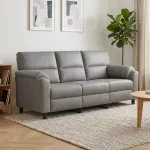 Sofa &Scaron;viesiai pilka 214 x 85 x 93 cm Aksomas