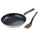 Keptuvė Fiskars SET OF A 28 CM FRYING PAN AND A SPATU FF