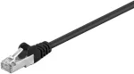 Goobay CAT 5e tinklo kabelis, F/UTP, juodas, 50 m, Cat5e, F/UTP (FTP), RJ-45, RJ-45, juodas