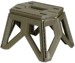 Max Fuchs Kempingo kėdutė MFH Camping Stool sulankstoma auk&scaron;tis 24 cm OD žalias