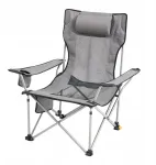 Vevor Sulankstomas Kempingo Gultas-kėdė 153x83x73cm, Apkrova 150kg, Pilkas