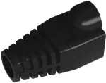 50 vnt. Cat5 Cat5e Cat6 įtempimo mažinimo įvorė, Rj45 ki&scaron;tuko jungties dangtelis modulinio tinklo ki&scaron;tuko jungties dangtelis kabelio jungties įvorės, juoda