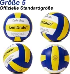 Lemondo tinklinio kamuolys Pu mink&scaron;tas paplūdimio tinklinio kamuolys mink&scaron;tas vandeniui atsparus su pompa tinkamas naudoti patalpose ir lauke vandens kamuolys žaidimams treniruotėms paplūdimio kamuoliai