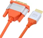Nfhk hdmi 4k į dvi itin mink&scaron;tas, labai lankstus hdtv kabelis, itin lankstus kabelis, didelės spartos a tipo ki&scaron;tukas į 24+1 ki&scaron;tuką, skirtas kompiuteriui hdtv, 100 cm