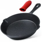 Vilde.trade ketaus keptuvė griliui, laužui, orkaitei, dujinei viryklei, indukcijai, lėk&scaron;tė, 20 cm