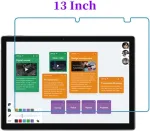 Qiawum Chuwi Ubook Xpro 13 colių ekrano apsauga, 9h kietumo grūdinto stiklo ekrano apsauga, plėvelė, skirta Chuwi Ubook Xpro 13 colių, su apsauga nuo pir&scaron;tų atspaudų, be burbuliukų, kri&scaron;tolo skaidrumo