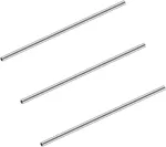 Ventiliatorius 304 nerūdijančio plieno vamzdžiai 8mm i&scaron;orinis skersmuo x 1mm sienelės storis 250mm ilgio besiūliai nerūdijančio plieno pramoniniai tiesūs apvalūs vamzdžiai (3 vnt. pakuotė)