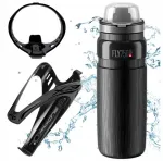 Komplektas dviračio laikiklis Raceone X3, matinis juodas + gertuvė Elite Fly 750ml