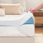 Čiužinys Hokway antčiužinis 180 x 200 cm - h2 mink&scaron;tas memory foam antčiužinis, pagamintas i&scaron; gelinio memory foam su orui laidžiu ir skalbiamu oeko-tex sertifikuotu bambuko pluo&scaron;to užvalkalu (7.5 cm auk&scaron;tis)