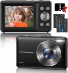 Skaitmeninis fotoaparatas hd vaikams 1080p 44mp 32 gb ne&scaron;iojamas dovanos vaikams