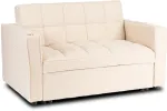 Mebel Elite I&scaron;skleidžiamas fotelis-lova, 141 &times; 103 cm, smėlio spalvos
