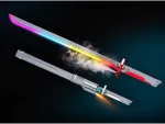 Xie Ye Toys Factory &Scaron;viečiantis kardas (katana) su dūmais ir žiežirbomis, įkraunamas, 80 cm