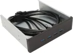 Usb 3.0 &scaron;akotuvas, 4 prievadų priekinė panelė į pagrindinę plok&scaron;tę, 5.25 colio 5 gbps didelio greičio 19 kontaktų optinio įrenginio skydelis, plug and play, suderinamas su windows 11, 10, 8.1, 8, 7, vista, xp, pc kompiuteriams