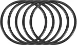 10 vnt. 3 mm x 54 mm guminiai sandarinimo alyvos filtro o žiedai, tarpinė, juoda