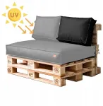 Atsarginė pagalvėlė sodo baldams, sofai, padėklams, balkonui Su Uv Filtru 60x40x15