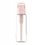 Gertuvė Dafi Szklana butelka filtrująca wodę glass 0,6 L + filtras - Baby Rožinė (5906599508147)