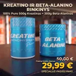 Fen Sport Nutrition FEN Pure Creatine (500g) + FEN Pure Beta-Alanine (300g.)