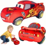 Automobiliniai pliu&scaron;iniai žaislai lightning pliu&scaron;inis žaislinis automobilis mielas kaklarai&scaron;tis vaiki&scaron;kas žaislas 25 cm animacinis lenktyninis automobilis pliu&scaron;inė lėlė puikiai tinka vaikams žaisti, kolekcionuoti ir apkabinti