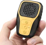 Kompiuterio kolonėlės Inwa ne&scaron;iojama bluetooth kolonėlė, belaidė segama kolonėlė, ip67 atspari vandeniui, įmontuotas mikrofonas muzikai/skambučiams, mini kolonėlė darbui/namams/lauke/dviračiui (geltona)