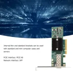 Mnpa19xtr 10gb Sfp+ Pci-e tinklo plok&scaron;tė tinklo adapteris Pcie tinklo plok&scaron;tė Pci Express X8, skirta Mellanox Connectx-2 Sfp+ optinei tinklo plok&scaron;tei 3xue, palaiko Windows Server