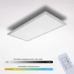 Impts led panelinis lubų &scaron;viestuvas 60 x 30 cm reguliuojamas led lubų &scaron;viestuvas plok&scaron;čias su nuotolinio valdymo pulteliu 3000 k - 6500 k &scaron;ilta balta natūrali balta &scaron;alta balta 30 w led lempa biurui miegamajam valgomajam prie&scaron;kambariui