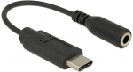 DELOCK garso adapteris USB Type-C vyri&scaron;kas > Stereo lizdas, moteri&scaron;kas 14 cm