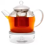 Bredemeijer arbatos &scaron;ildytuvas Menuet Glass + Inox lėk&scaron;tė 165007