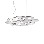 Ideal Lux Suspended lamp with 5 lights TORONTO, GX53, chrome