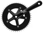 Priekinis žvaigždžių blokas Sturmey-Archer 170mm 1-speed juodas-46T