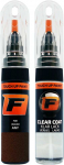 Firanto JAGUAR ANY - MAHOGANY (BROWN BRONZE) Dažų korektorius įbrėžimų taisymui + Lakas 15 ml (2000 -