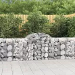 I&scaron;lenkti gabiono krep&scaron;iai, 40vnt., 200x50x80/100cm, geležis