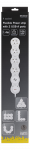 lankstus ilgiklis su 4 jungtimis, 1.4m, 16A 3500W, 2x USB-A DELTACO baltas / GT-290