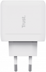 Adapteris Lādētājs Trust Maxo 65W USB-C Charger Baltas