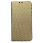 Dėklas Smart Magnet book Apple iPhone 15 Pro6.1" aukso spalvos
