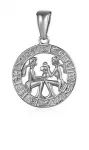 JVD Sidabrinis pendant Gemini SVLP0713XH200BL