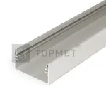 3m LED juostos profilis LOWI, neanoduotas aliuminis