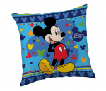 Poduszka dziecięca 40x40 Myszka Miki Mickey mėlyna JF24