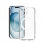 Vmax dėklas + apsauginis stiklas 2,5D premium Apple iPhone 16 Plus 6,7'