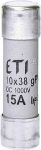 ETI CILINDO Įdėklas.CH10X38 GPV 15A/1000V DC