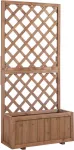 Outsunny Vazonas su atrama vijokliniams augalams 72,5 x 31,5 x 149,5 cm