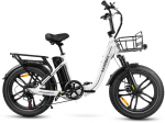 Elektrinis dviratis Samebike C05 Pro, 20", 500W, 13Ah, baltas