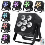 LIGHT4ME ACCU PAR RGBWA-UV baterijos prožektorius 440