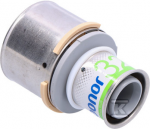 Uponor S-PRESS PLUS JUNGTIS RAUDONAS PPSU 50-32