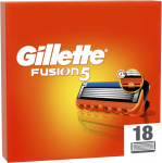 Gillette Fusion5 Skustuvo vyrams peiliukai, 18 skustuvo galvučių