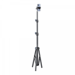 Wozinsky WRLD-00Y1S tripod tripod durable carbon steel tripod 1.7m matte - juodos spalvos