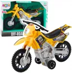 Lean Toys Žaislinis krosinis motociklas su &scaron;viesomis ir garsais, 27 x 16.5 x 9.5 cm